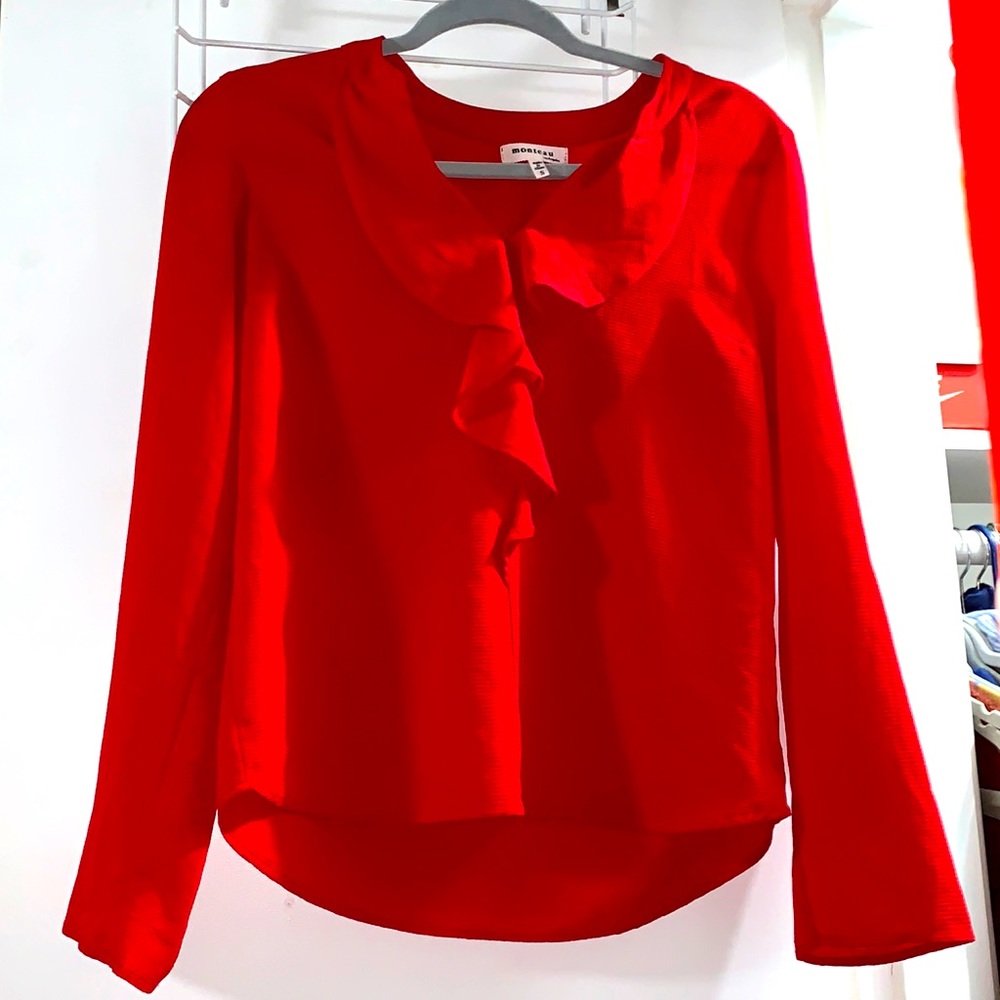 Red blouse